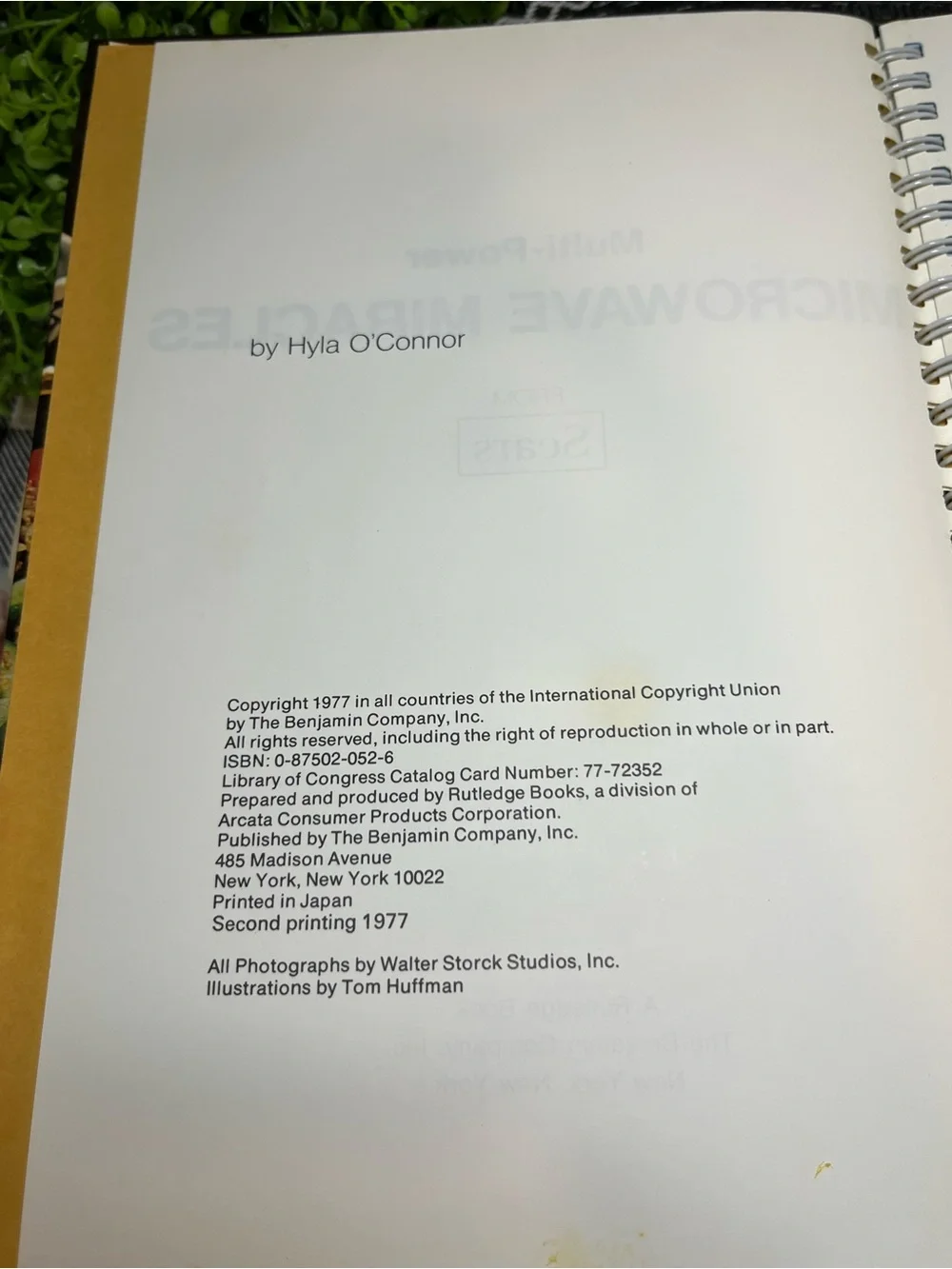 Vintage Sears Microwave Miracles Cookbook
